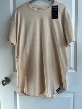 O21 Originals Men's Crew Neck T-Shirt in Light Beige